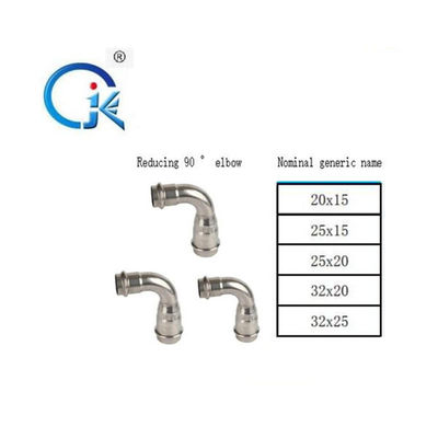 Tipo de acero inoxidable que un OEM masculino de la instalación de tuberías de la curva de las colocaciones acepta