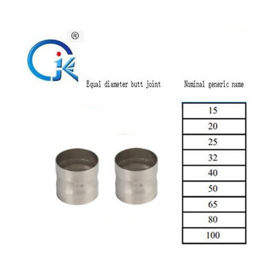 DVGW/WRAS M de acero inoxidable Profile Equal Coupling para el agua