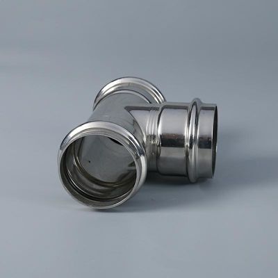 M galvanizado Profile Press Fittings DN20-DN100 2 años de garantía