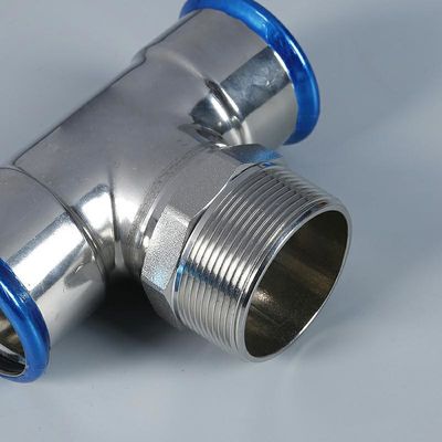 Instalaciones de tuberías forjadas de la camiseta de M Profile Press Fittings 1.6MPa para la agua/aceite
