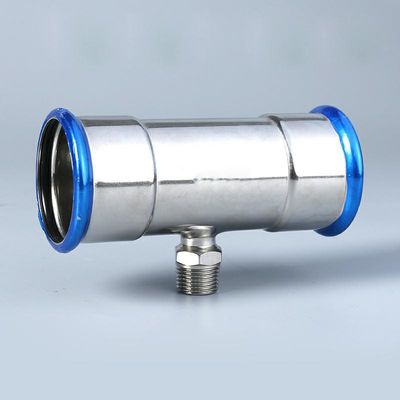 Colocaciones de acero inoxidables DN15 - DN54 de la prensa de la tubería del agua 2 años de garantía