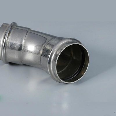 Codo galvanizado del ° de las colocaciones 2Mpa 90 de la prensa del acero de carbono, hilo interno